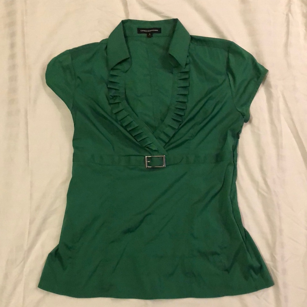 Emerald green dress shirt